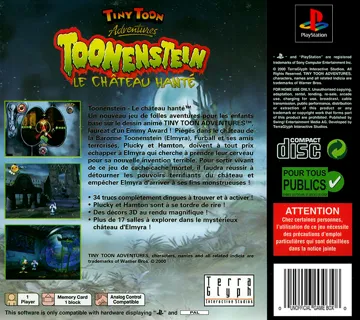 Tiny Toon Adventures - Toonenstein - Le Chateau hante (FR) box cover back